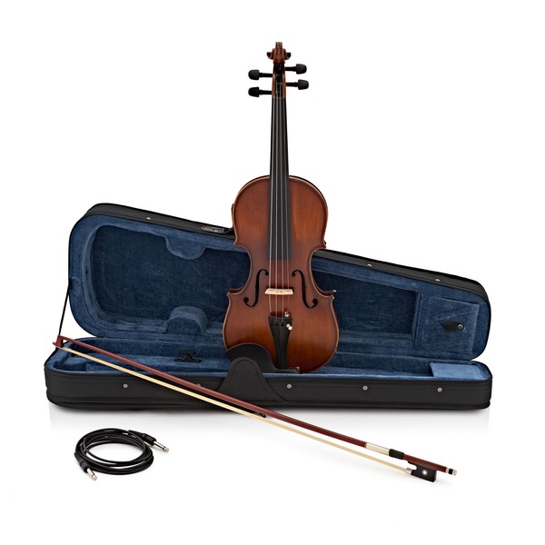 4/4 Size Electro Acoustic Violin by Gear4music