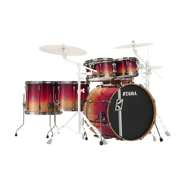 Tama Superstar Hyper-Drive 22" 5pc Shell Pack, LTD ED Ruby Fade