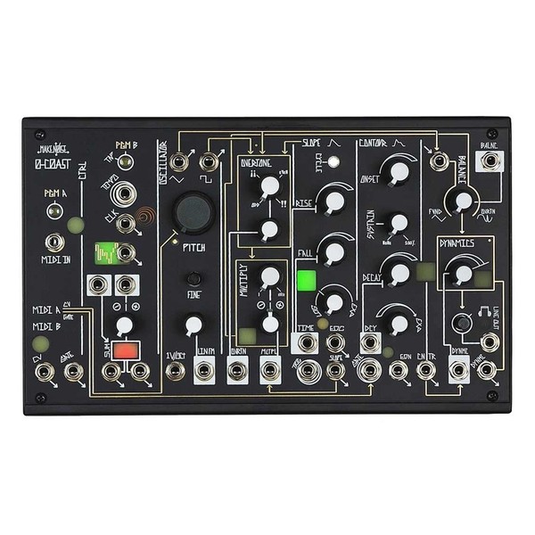 Make Noise 0-Coast Single Voice Patchable Synthesizer - Top
