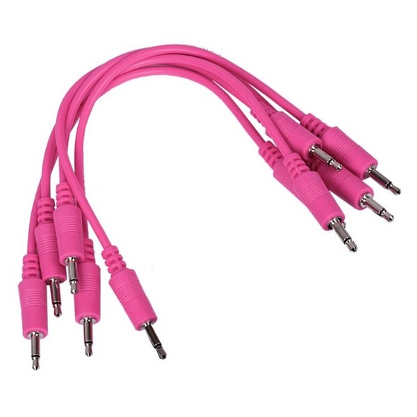 Make Noise 6" Hot Pink Patch Cables (Pack Of 5) 1