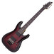 Schecter Damien Elite-7 FR Electric Guitar, Crimson Red Burst