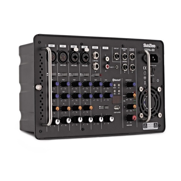 SubZero SZPA-P88 700W Portable PA System with Bluetooth