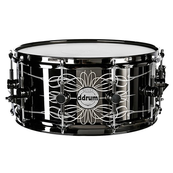 Ddrum Reflex Tattooed Lady 6.5x14 blk En Steel