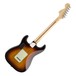 Fender Deluxe Roadhouse Stratocaster, Pau Ferro, 3 Tone Sunburst rear view