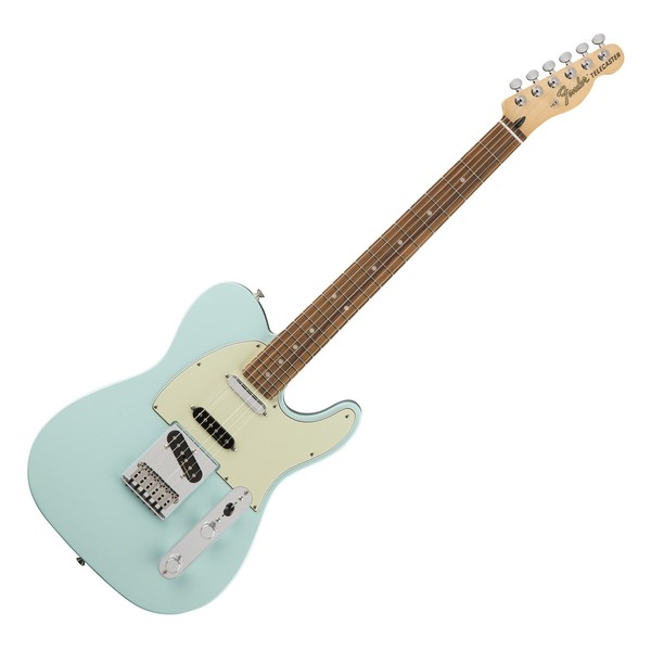 Fender Deluxe Nashville Telecaster Electric Guitar, PF, Daphne Blue