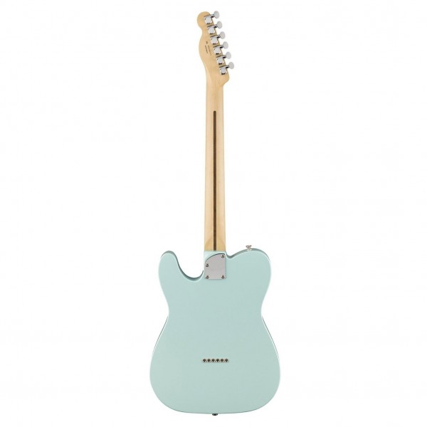 Fender Deluxe Nashville Telecaster Electric Guitar, PF, Daphne Blue rear