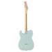 Fender Deluxe Nashville Telecaster Electric Guitar, PF, Daphne Blue rear