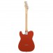 Fender Deluxe Nashville Telecaster Electric Guitar, PF, Fiesta Red rear view