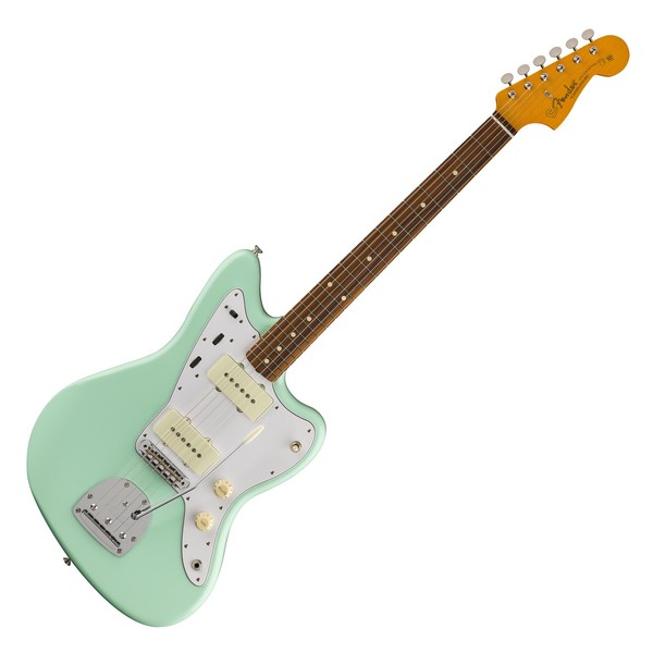 Fender 60s Jazzmaster Lacquer Electric Guitar, Pau Ferro, Surf Green