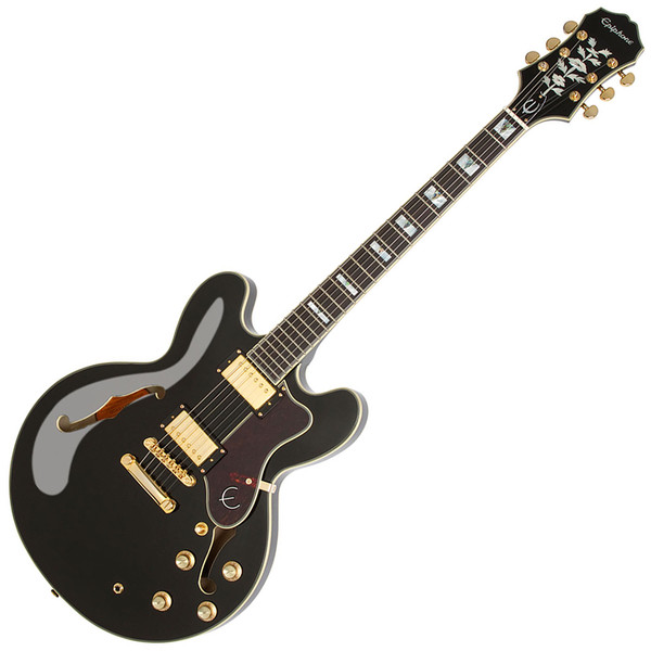 Epiphone Sheraton II Pro Electric Guitar, Ebony