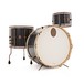 A&F Drum Co. 3pc Black Club Maple Shell Pack