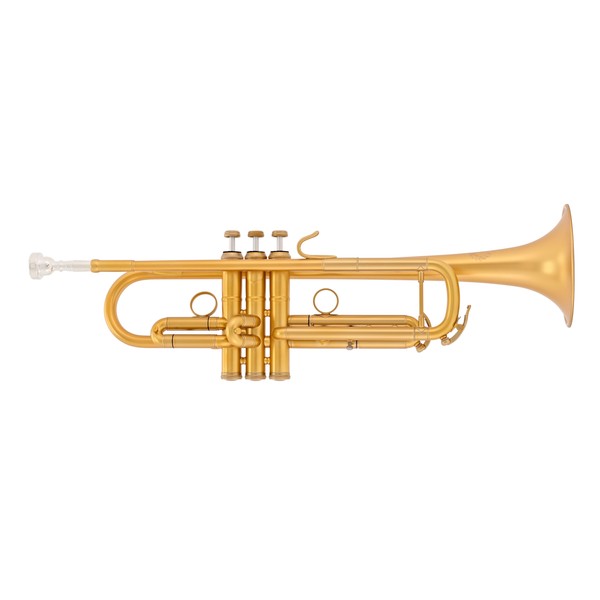 B&S MBX3 Heritage Trumpet, Brushed Gold Lacquer Finish