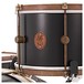 A&F Drum Co. 3pc Black Club Maple Shell Pack