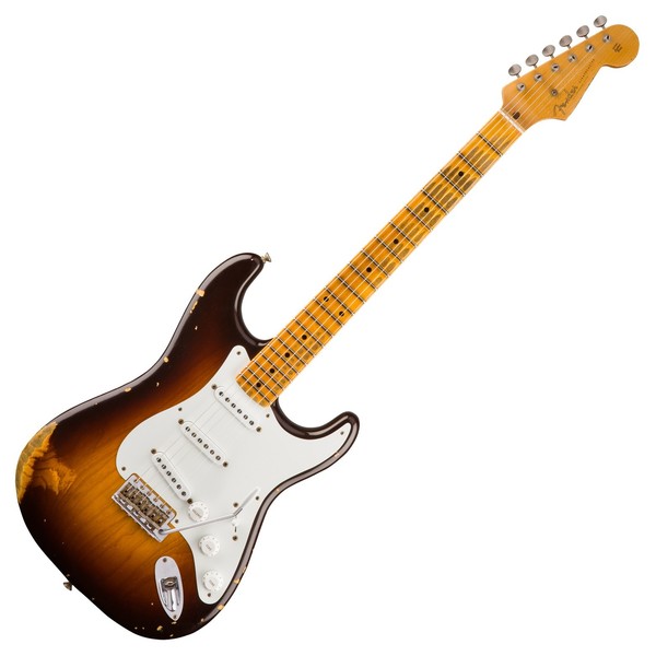 ★Custom HardRelic Sunburst Stratocaster★ OFFLINE Fender Custom Shop 1955 Heavy Relic Strat, Sunburst
