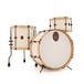 A&F Drum Co. 3pc Field Maple Shell Pack, Antique White