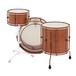 A&F Drum Co. 3pc Mahogany Club Shell Pack