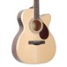 Greg Bennett OM-5CE Electro Acoustic Guitar, Natural