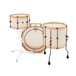 A&F Drum Co. 3pc Field Maple Shell Pack, Antique White