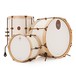 A&F Drum Co. 3pc Field Maple Shell Pack, Antique White