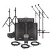 SubZero SZPA-410 120W PA System with Microphones and Stands