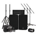 SubZero SZPA-612 250W 12" PA System with Microphones and Stands