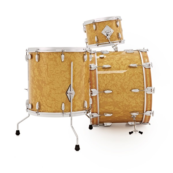 Gretsch USA Broadkaster 22" 3pc Shell Pack, Antique Pearl