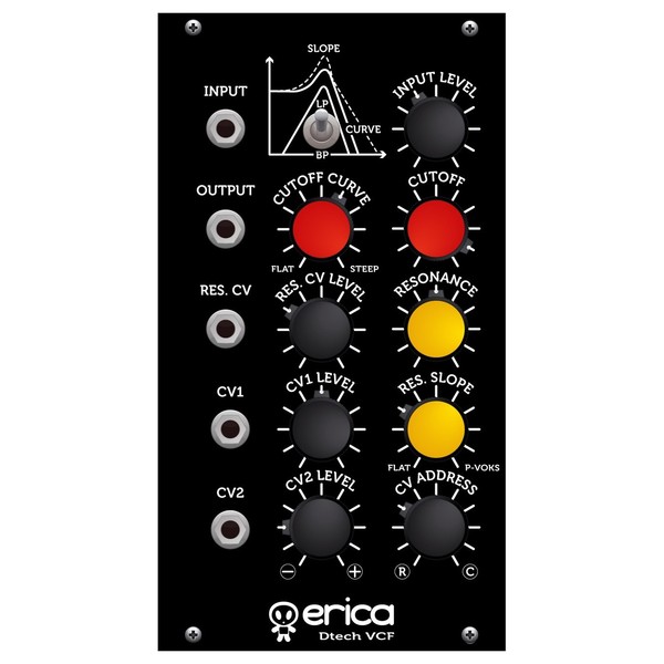 Erica Synths Dtech VCF - Front