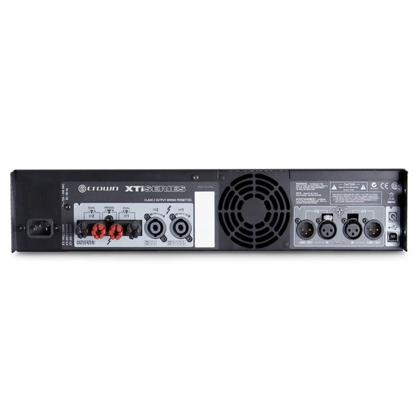 XTi1002 Power Amp, Rear