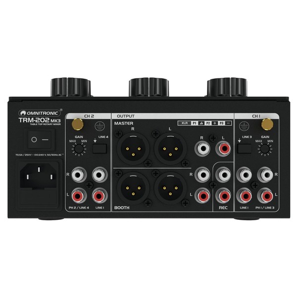 OMNITRONIC TRM-202 MK3 ロータリーミキサー Omnitronic(オムニトロニック) ／ TRM-202 MK3 2チャンネル DJ用