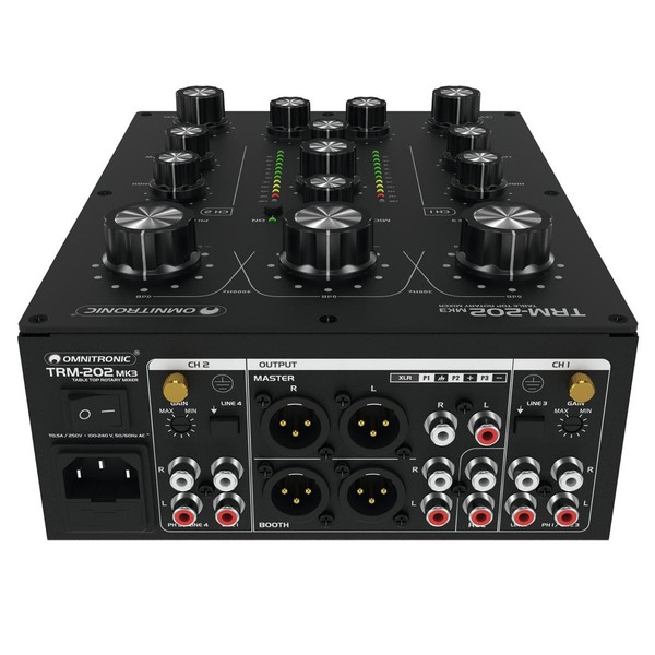 送料無料 動作確認済♪Omnitronic TRM202 MK3 DJミキサー Amazon | OMNITRONIC TRM-202MK3 2-Channel ロータリーミキサー