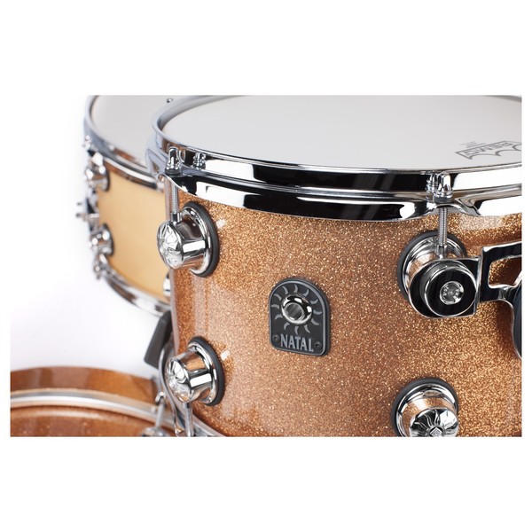 Natal Café Racer 20" 3pc Shell Pack, Champagne Sparkle