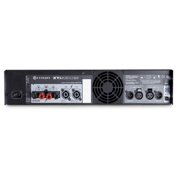 Crown XTi2002 Power Amp, Rear