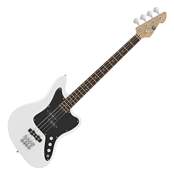 Seattle Bass Guitar by Gear4music, White