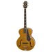 Epiphone De Luxe Classic Acoustic Electric Bass, Vintage Natural Front View