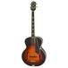 Epiphone De Luxe Classic Acoustic Electric Bass, Vintage Sunburst Front View