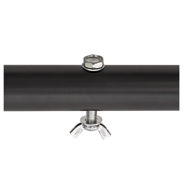Mobile DJ Stand with Lighting Bar by Gear4music