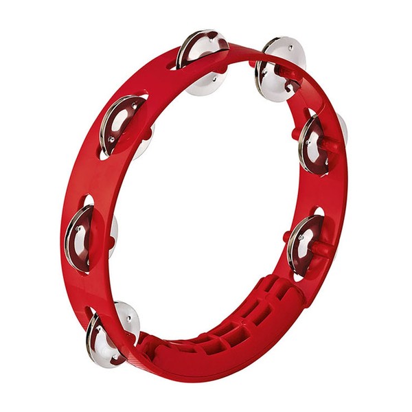 Nino by Meinl 8" ABS Tambourine, 1 row, Red