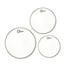 Aquarian Response 2 Clear Drumhead Pack, 12'', 13'', 16''
