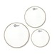 Aquarian Reponse 2 Clear Drumhead Pack, 12'', 13'', 16''