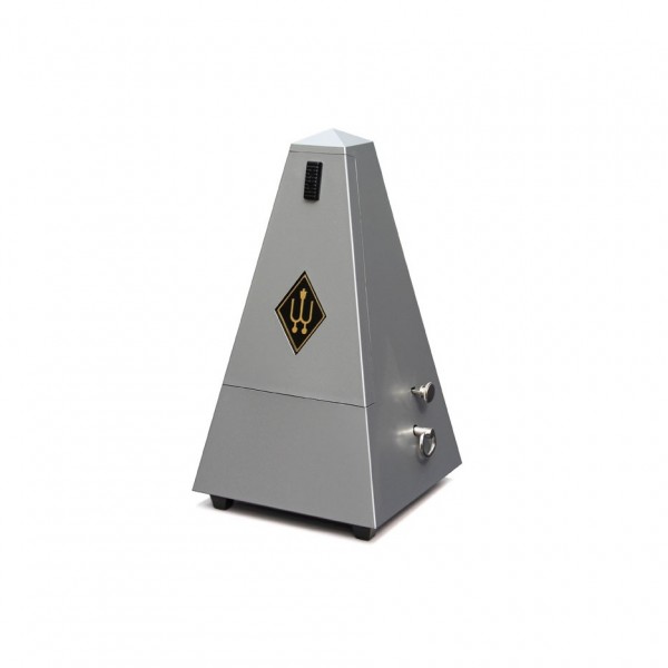 Wittner 2188 Plastic Metronome with Bell, Silver