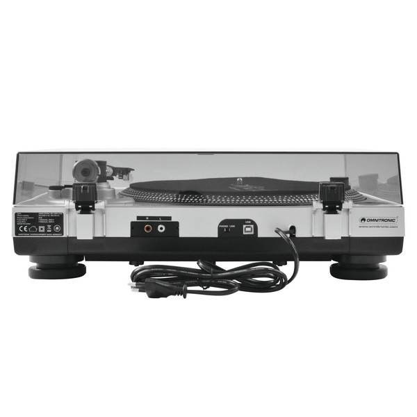 Omnitronic BD-1380 USB Turntable, Rear