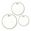 Aquarian Super 2 Clear Drumhead Pack, 12'', 13'', 16''