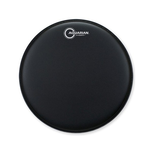 Aquarian Hi-Velocity Texture Coated Power Dot 14" Drum Head, Black