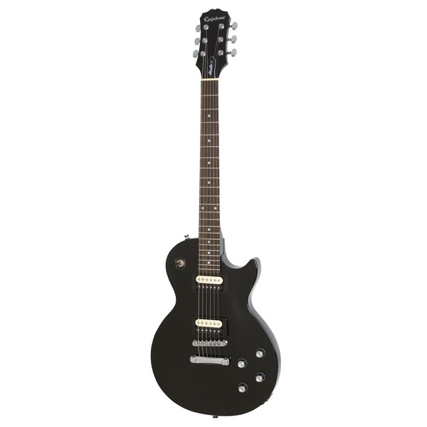 Epiphone Les Paul Studio LT Electric Guitar, Ebony Front View