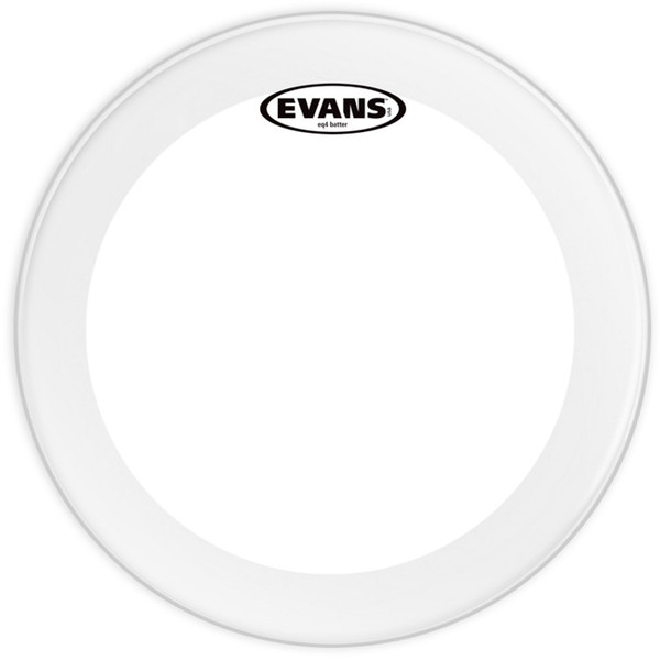 Evans EQ4 Frosted Bass Drum Head, 20 Inch