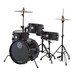 Ludwig Pocket Kit de Questlove, negro brillo con clases gratuitas