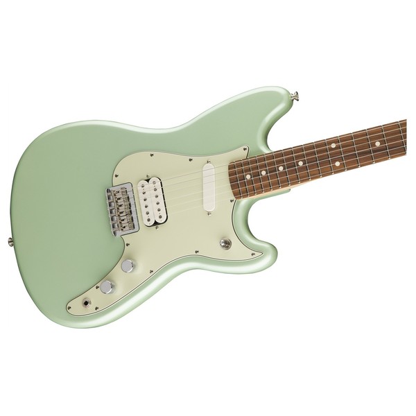 Fender Duo Sonic HS Electric Guitar, Pau Ferro, Surf Green body