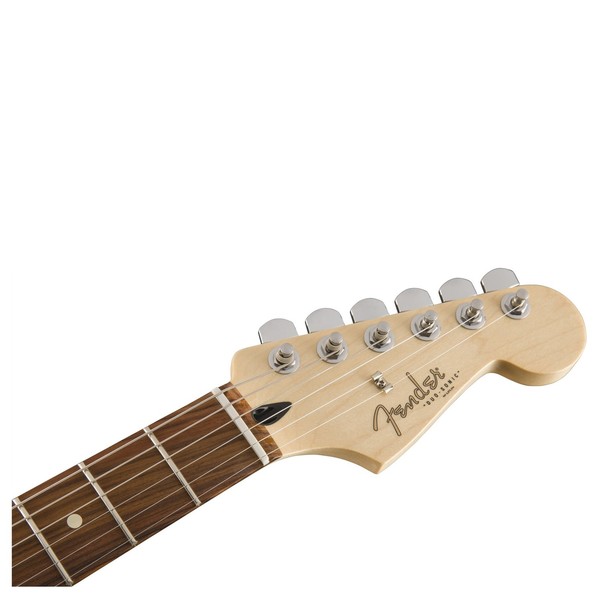 Fender Duo Sonic HS Electric Guitar, Pau Ferro, Surf Green headstock