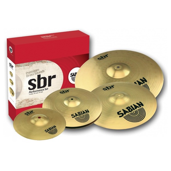 Sabian SBR Promo Cymbal Set with free 10" Splash