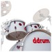 DDrum Hybrid 6pc Shell Pack w/ Built In Triggers, White